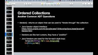 8.2 Data Structures & Algorithms: Ordered Collections (Ordered Sets)
