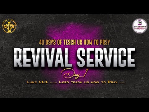 40 DAYS OF TEACH US PRAYER || DAY1 || 04/01/2023