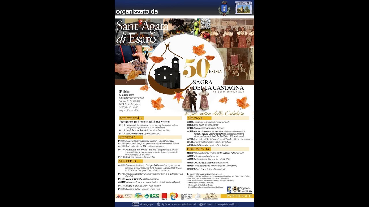50° SAGRA DELLE CASTAGNE A SANT'AGATA DI ESARO by Tonino Parisi