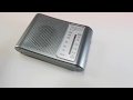 ワイドＦＭ対応ポータブルラジオ（ＡＭ／ＦＭ）　商品動画