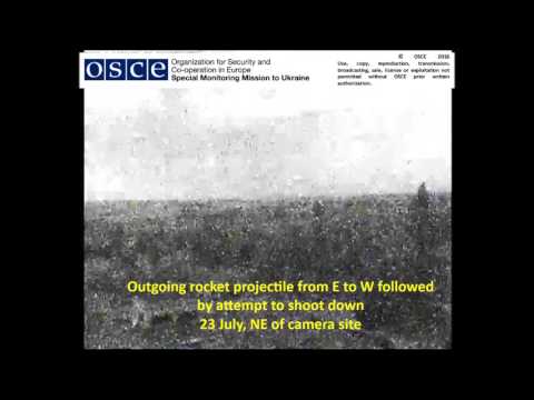 OSCE SMM thermal camera observations in Shyrokyne, Donetsk region