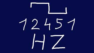 12451 hz square