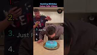 Ranking Birthday Cakes Fails Videos #shorts #birthday #cake #fail #video
