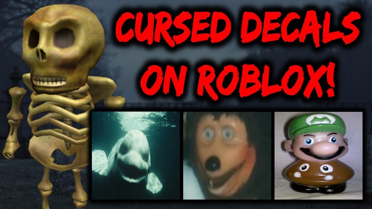 Cursed Decals On Roblox! 