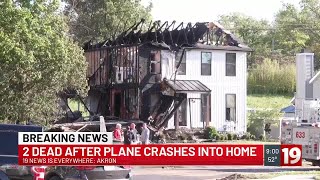 2 dead after plane hits Akron home