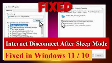 Internet Disconnect After Sleep Mode in Windows 11/10 [100% Fixed] #internet