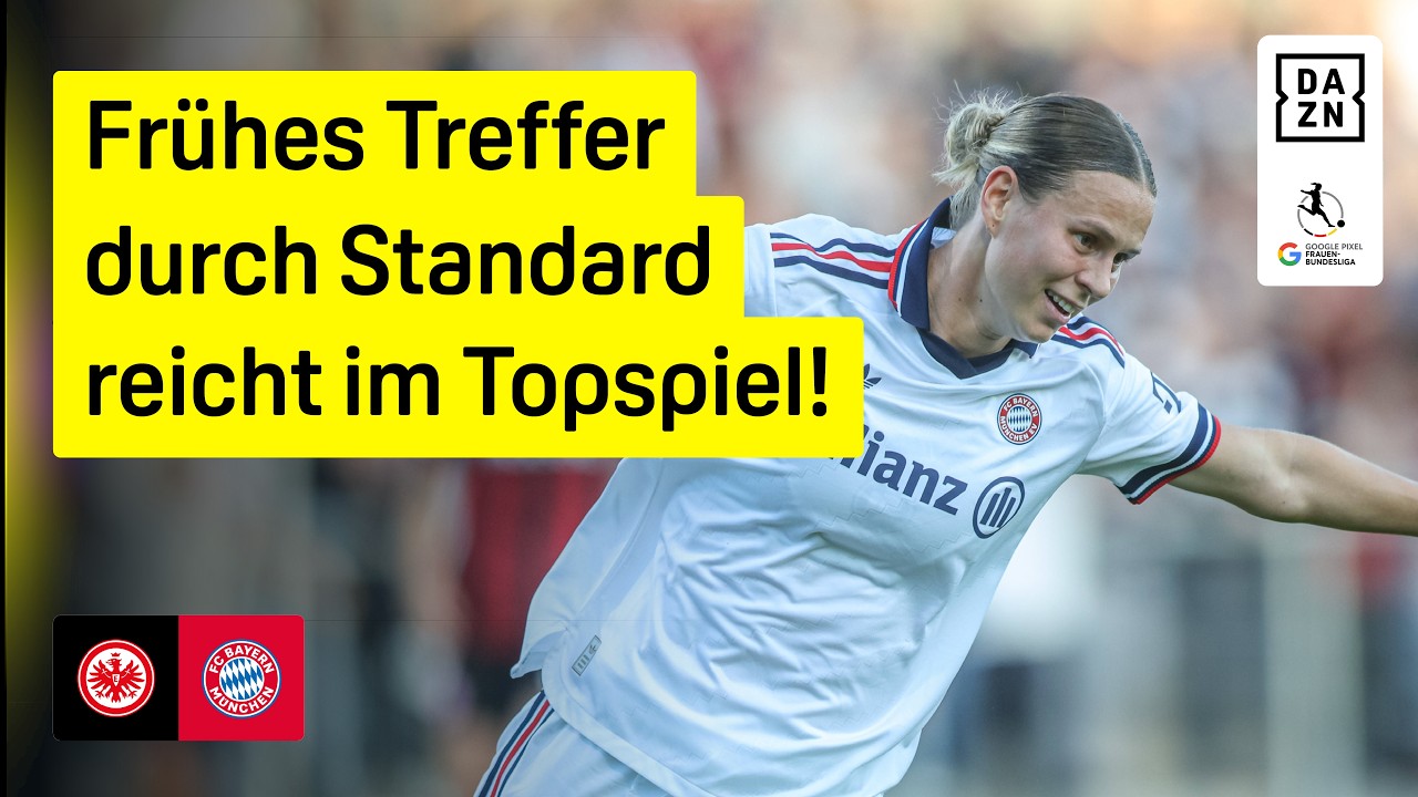 Vorsprung ausgebaut: Eintracht Frankfurt - FC Bayern München | Frauen Bundesliga | DAZN Highlights