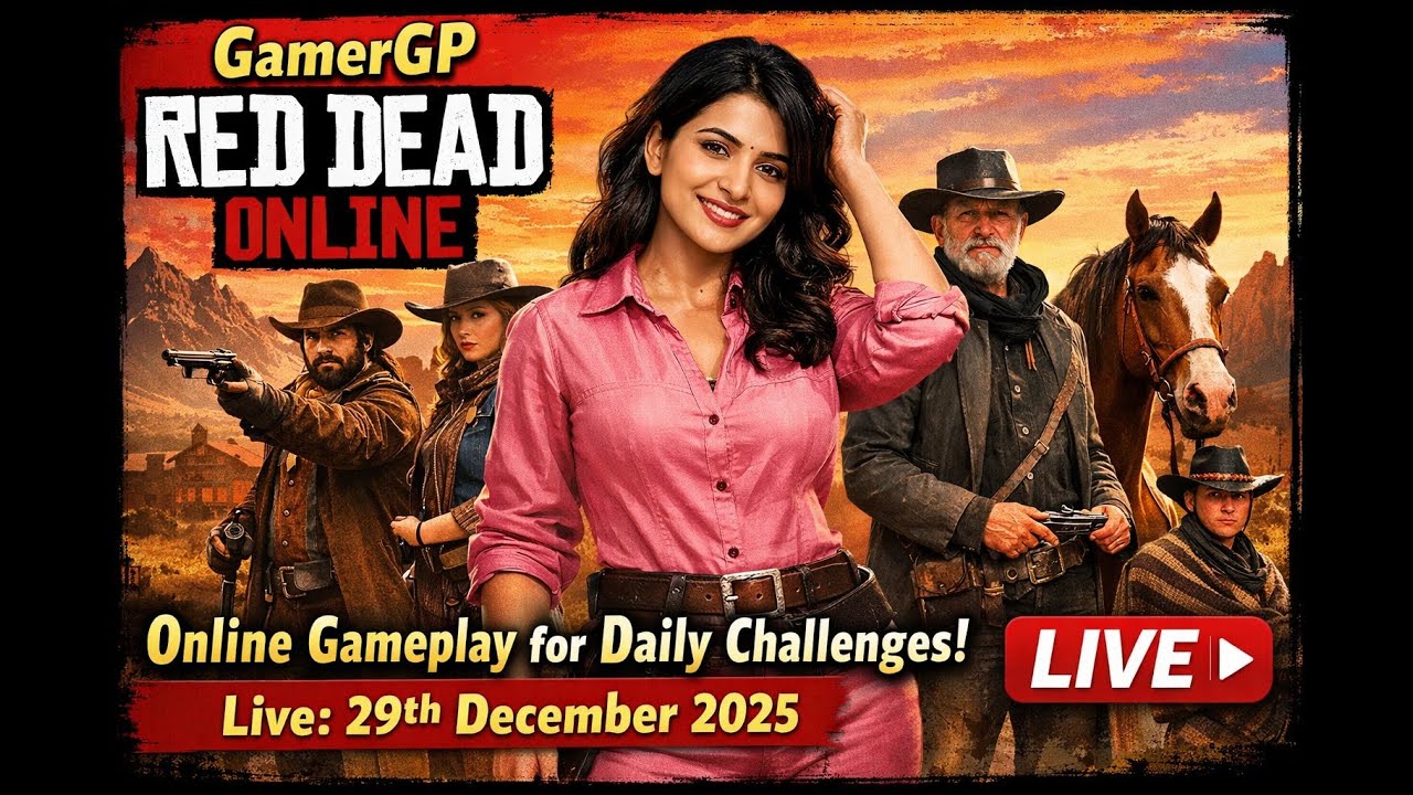 RED DEAD ONLINE - Online Gameplay for Daily Challenges : Live : 29th December 2025