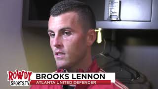 Brooks Lennon on becoming Atlanta United's all-time assists leader in match against Nashville