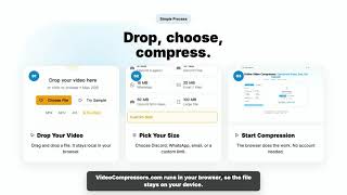 Video Compressor - Compress video free online, No Upload