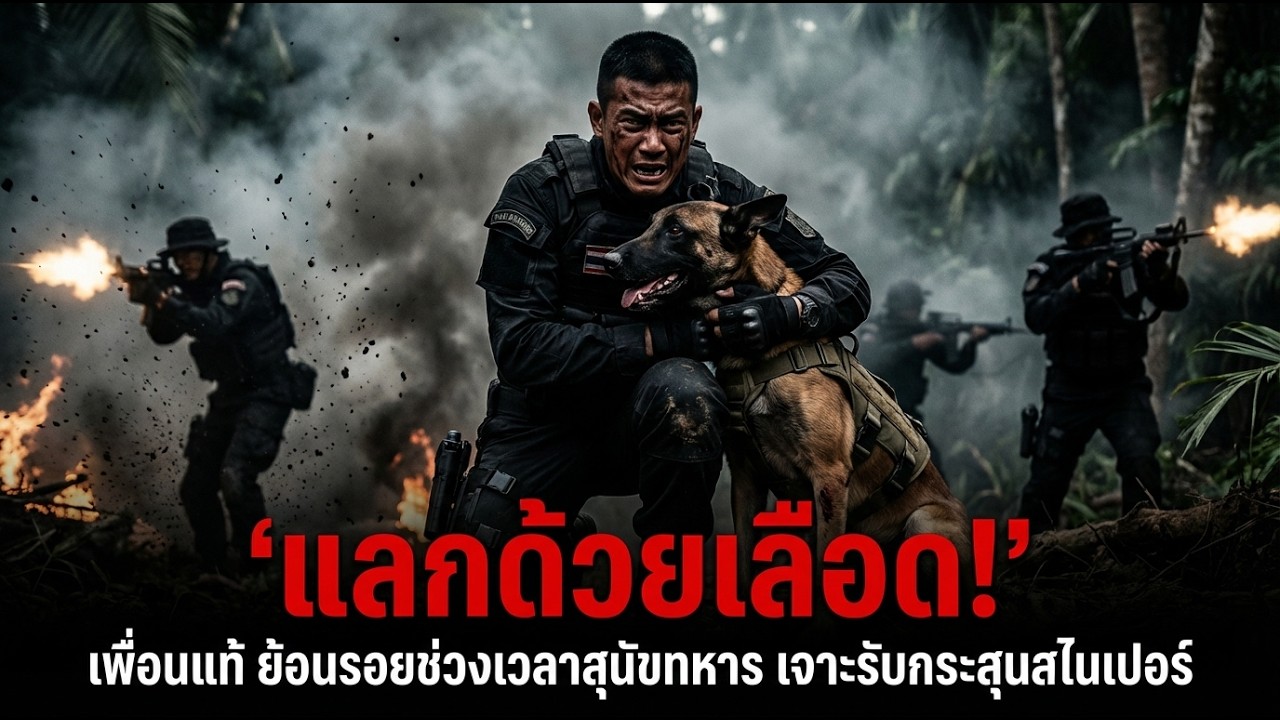 เพื่อนแท้แลกด้วยเลือด! : ย้อนรอยวินาทีสุนัขทหาร พุ่งรับกระสุนสไนเปอร์