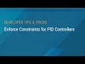 Enforce Constraints for PID Controllers