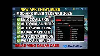 Free Safe Cheat Ml Terbaru 2026 Anti Banned Mod Menu Map Hack Mobile Legends Unlock All Skin Gratis