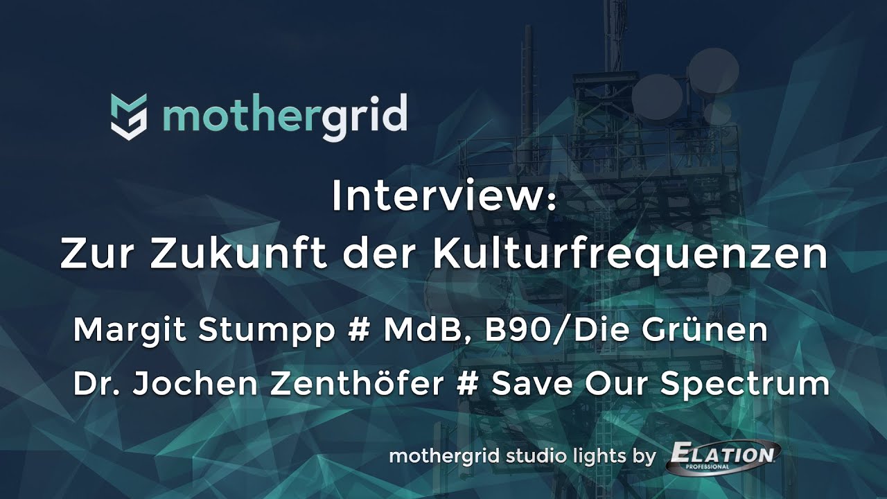 Digitale Dividende III: Zur Zukunft der Kulturfrequenzen mit Margit Stumpp und Dr. Jochen Zenthöfer