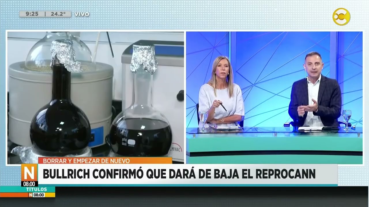 Bullrich confirmó que dará de baja el reprocann │N8:00│ 14-02-25