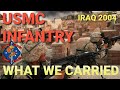 Marine infantry gear  iraq war 2004 1st bn 4th marines