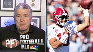 NFL Draft 2020: Tua Tagovailoa's landing spot still biggest mystery | Pro Football Talk | NBC Sports