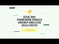 Outbound Squad Webinar - Steal This Framework To Build Urgency And Close Deals Faster