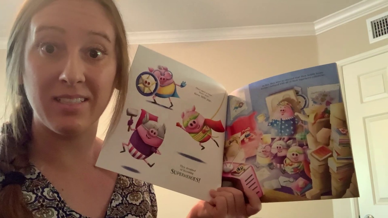 Read Aloud #40: The Three Little Superpigs Once Upon a Time - YouTube