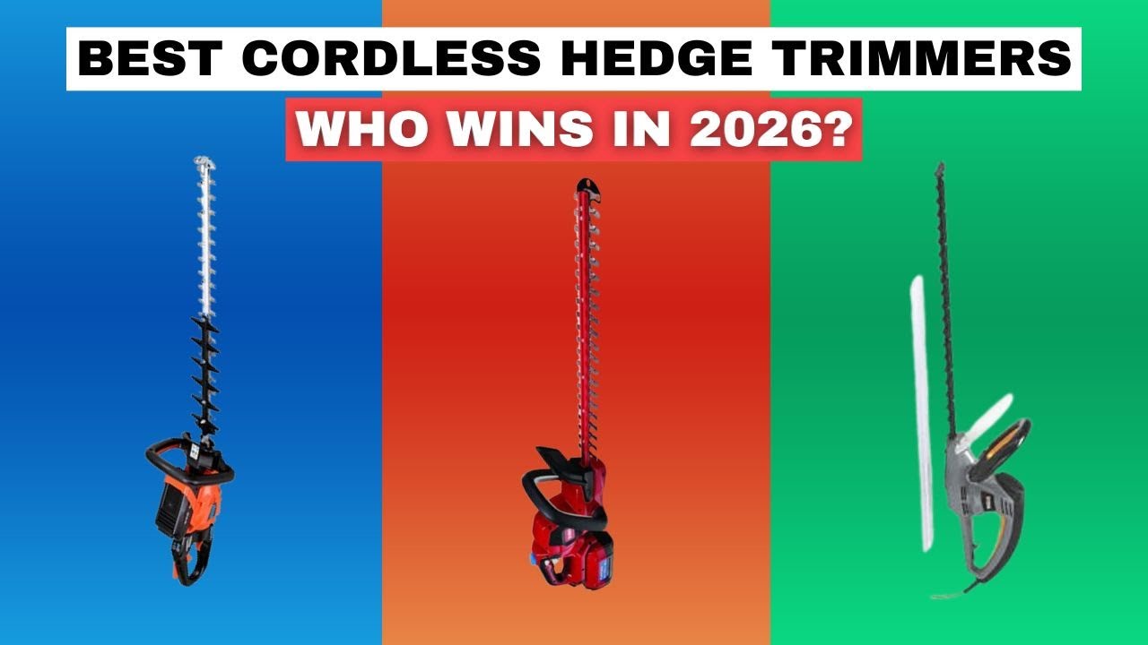 Best Cordless Hedge Trimmer 2026 - (Watch Before You Regret Buying ...