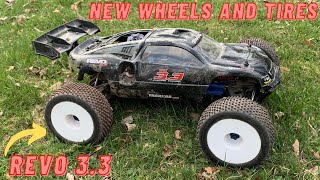 LIGHT TRUGGY TIRES ON REVO 3.3