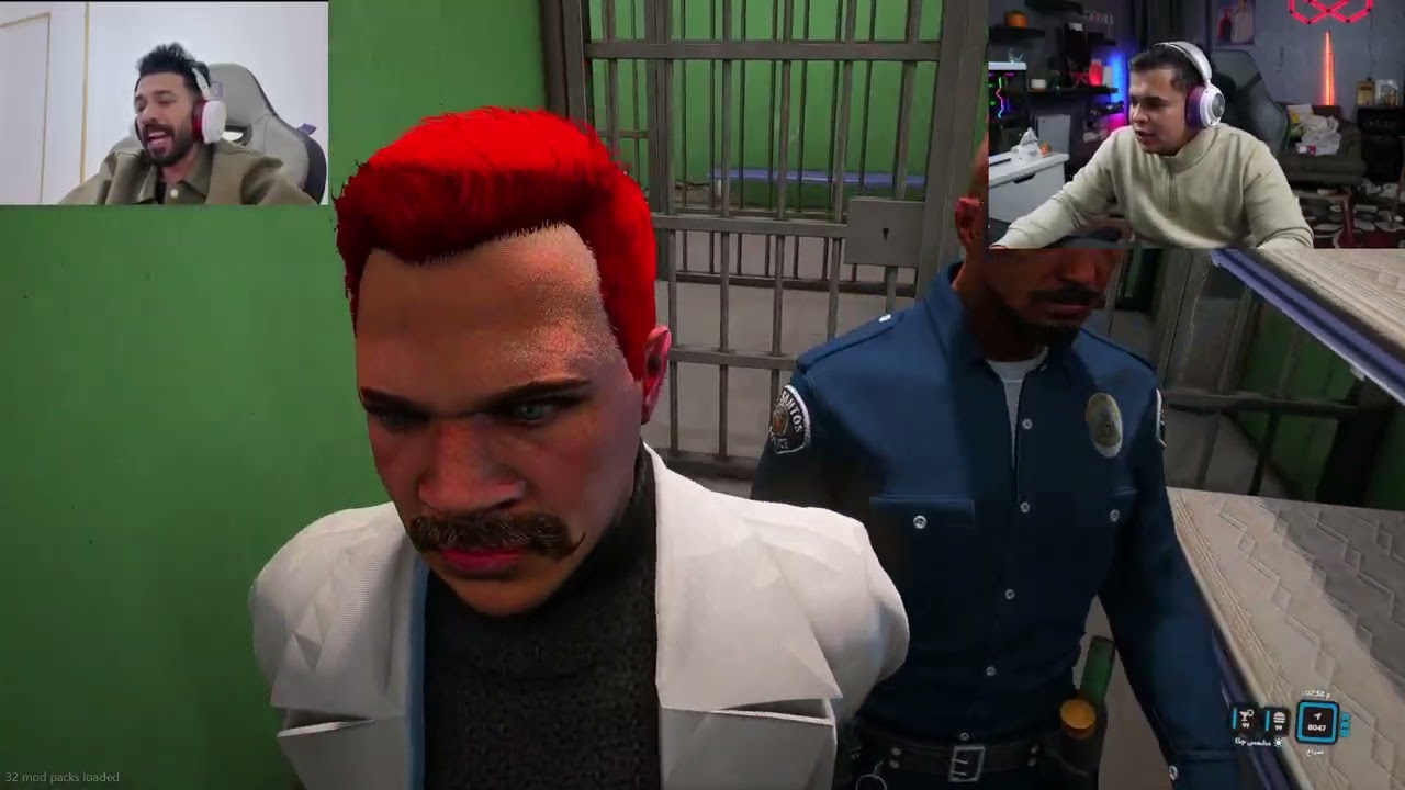 المعلم خرطوم اتحبس بيحاول يهرب بالدكتور فادي 😂😂🔥