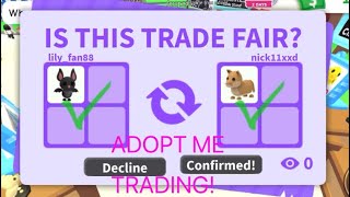 Adopt me trading!