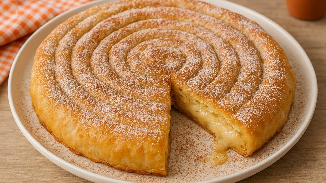 Εύκολη Μπουγάτσα με Νηστίσιμη Κρέμα 👌💯