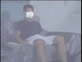 インフルエンザなのにインタビューを受ける先輩