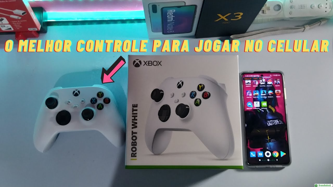 O controle xbox que tem como voce jogar pelo celular