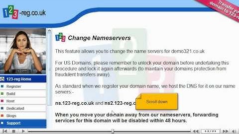 Creating Private Nameservers at 123-reg.co.uk - Canadian Web Hosting