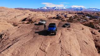 Drone shots - Hell's Revenge 4x4 Trail (Utah)