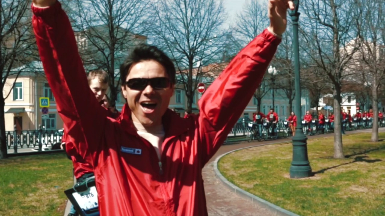 СитиБайк открыл юбилейный сезон крутым вело-флэшмобом! Смотреть всем ...