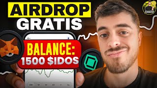 🚀 NUEVO AIRDROP GRATIS sin INVERSIÓN 💥IDOS Network, Metamask, Opensea...
