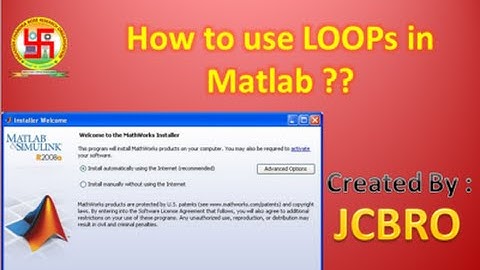 how to use loops in Matlab ???