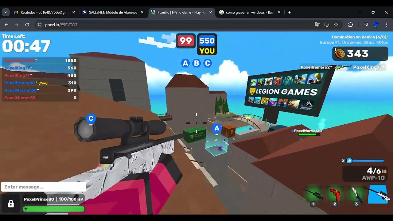 Poxel io  farming de kills