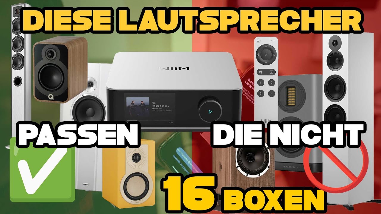 Wiim Amp Ultra – Diese Boxen passen ✅ Diese nicht ❌ (Praxis-Test mit 16 Lautsprechern)