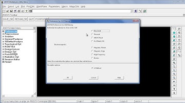 Ansys tutorial - Uniformly Distributed load on a beam