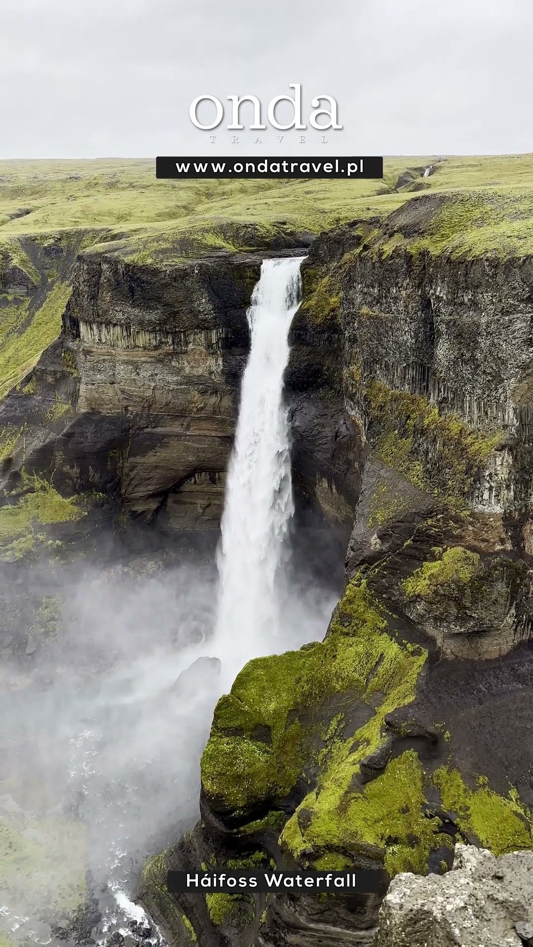❯ Haifoss Háifoss Granni Waterfall #ICELAND  ❯ Wycieczki po Islandii z OndaTravel.pl — Granni — video poster