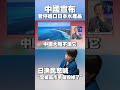 中國禁令對日本水產品的影響