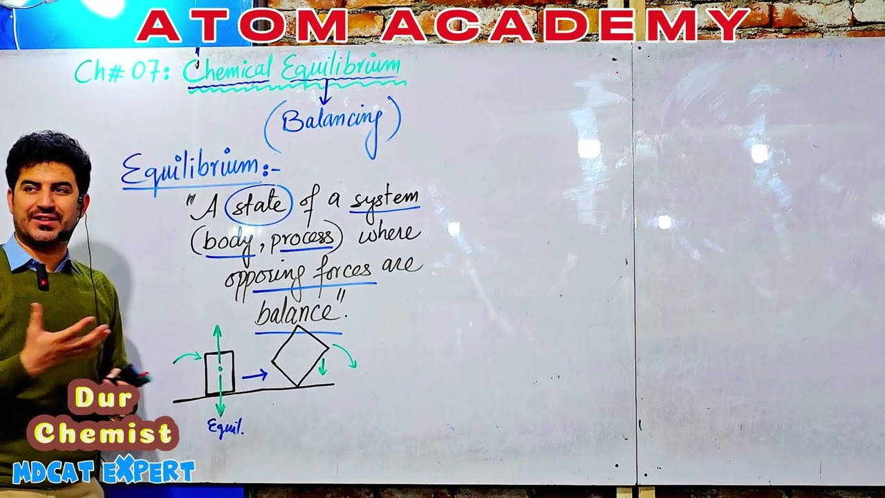 Chemical Equilibrium-03 | Types of Equilibrium | Properties of chemical equilibrium | Dur Chemist