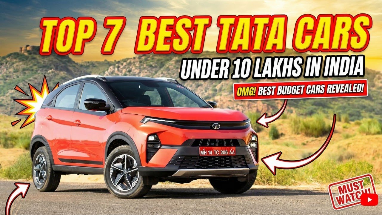 Top 7 Best TATA Cars under 10 Lakhs In India 2026 - YouTube