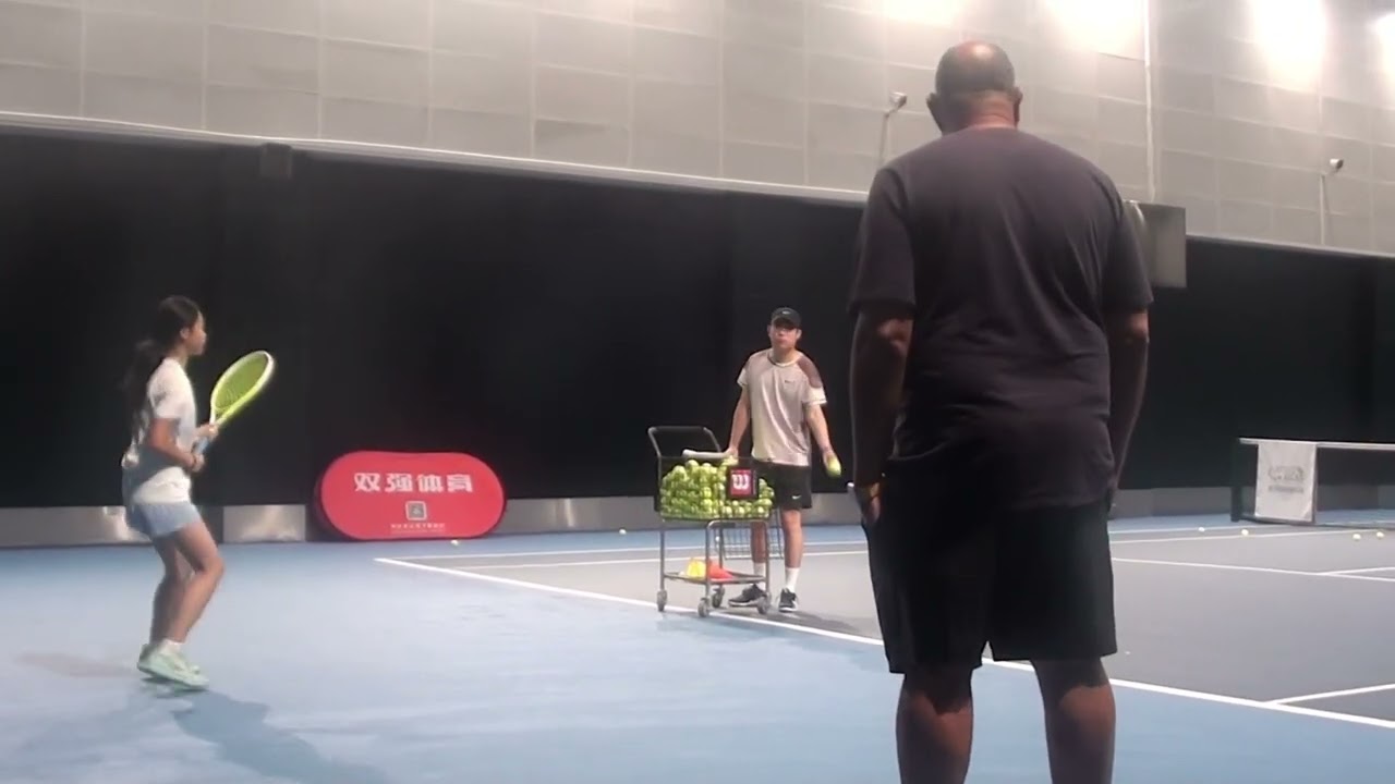 drills5:forehand+backhand+crosscourt with Spain Coach Ricard Ros