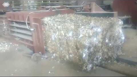 Horizontal Manual Tie Continuous Baling Press Machine