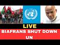 LIVE BIAFRANS SHUT DOWN EUROPE SHOCKING 