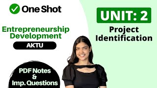Entrepreneurship Development AKTU One Shot Unit 2 🔥 PDF Notes & Important Questions screenshot 4