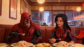 Daredevils Dinner Rough Draft 🔥  #daredevilbornagain #mattmurdockedit #elektra #avengersdoomsday 