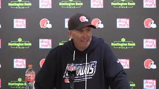 Todd Monken praises Carson Schwesinger after the Cleveland Browns beat the Ravens