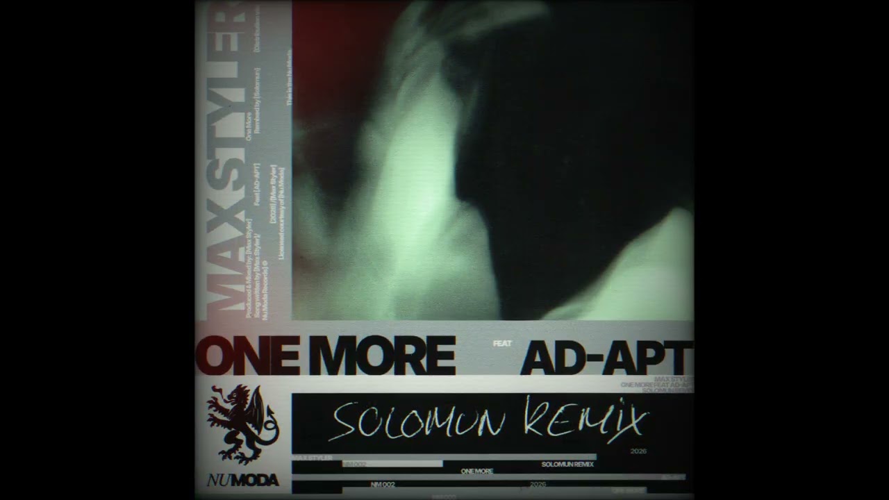 Solomun, Max Styler feat. Ad-Apt - One More (Solomun Extended Remix)