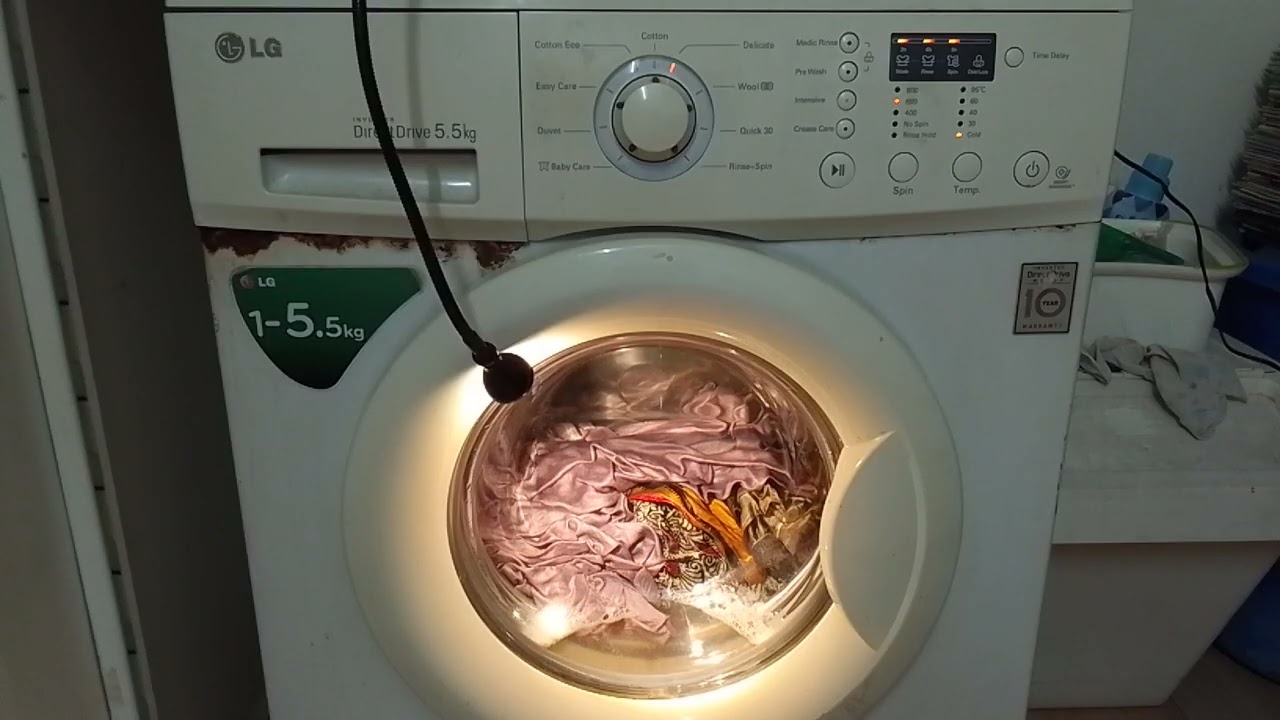 LG 5.5kg Delicate with Intensive (full cycle)